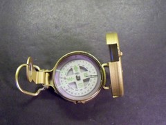 Vintage LENSATIC COMPASS in Original Box Japan Model 14-829