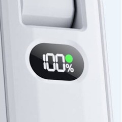 Portable 3600mAh Fan with LED Display and Adjustable Speed for Outdoors
