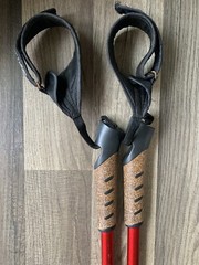 Keenfit 2-Piece Fitness Walking Poles Red