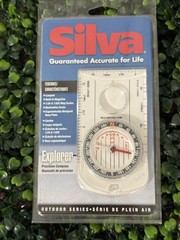 SILVA Explorer Waterproof 360 Degree Camping Compass Made in Indonesia.
