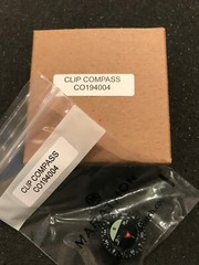 MARATHON WRIST COMPASS CLIP ON GENUINE, CO194004 , GLOW IN DARK, JEWELED BEARING