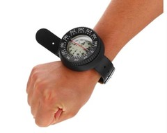 Liquid Filled Underwater Scuba Dive Navigation Orienteering Wrist Compass Pro