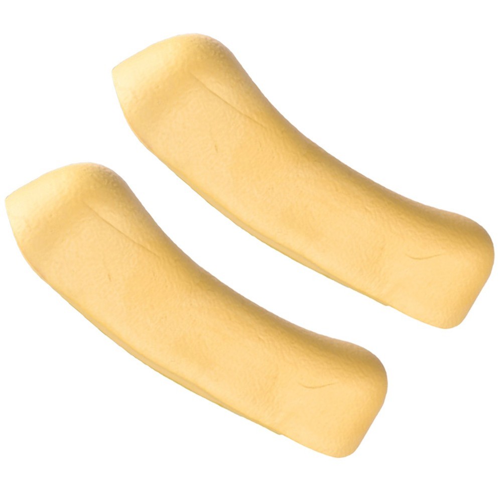 2Pcs Reusable Foam Crutch Underarm Pads Slip Resistant Yellow Protective Covers