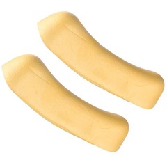 2Pcs Reusable Foam Crutch Underarm Pads Slip Resistant Yellow Protective Covers