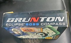 Brunton Model 8099 Eclipse Professional Compass Mirrored Camping Hiking USED ONC