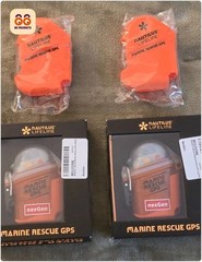 Marine Rescue GPS Personal Locator Beacon Orange 2 Pack