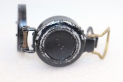 Vintage Precise Pathfinder Liquid Filled Pocket Compass JAPAN Metal Case, Black