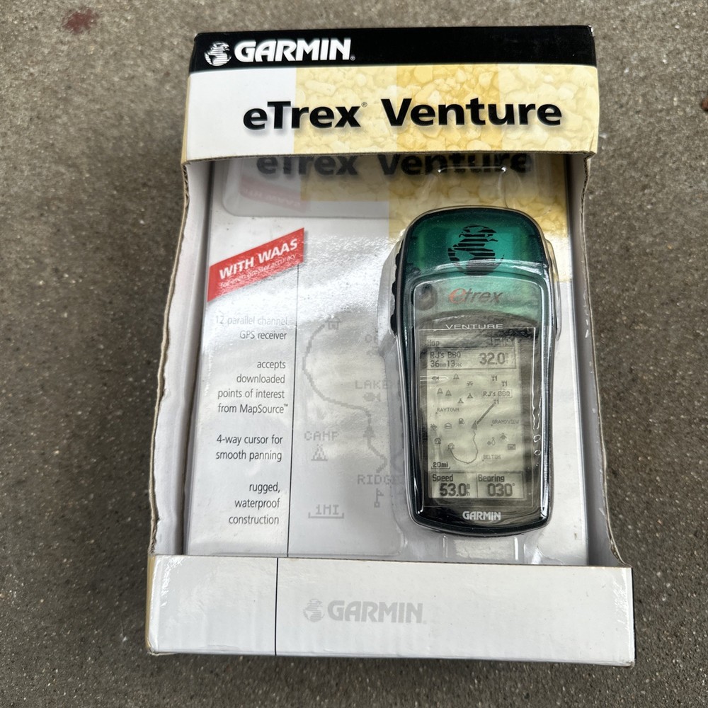 Garmin Etrex Venture GPS Receiver New Other – Bin HW