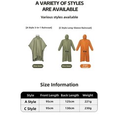 Lightweight Waterproof Outdoor Rain Jacket 3in1 for Hiking and Exploration