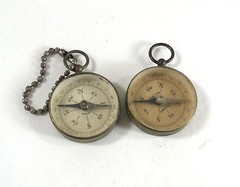 dav TWO GERMAN COMPASSES THALSON