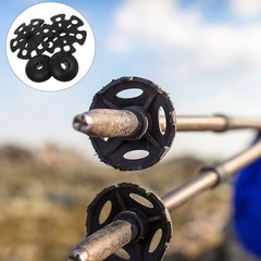 Hiking Pole Mud Holder Snow Trekking Support Rubber Ends Tip Protector