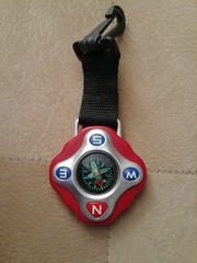 Pocket Clip Map Scale Compass Pocket Outdoor Hiking Guider Survival Navigation