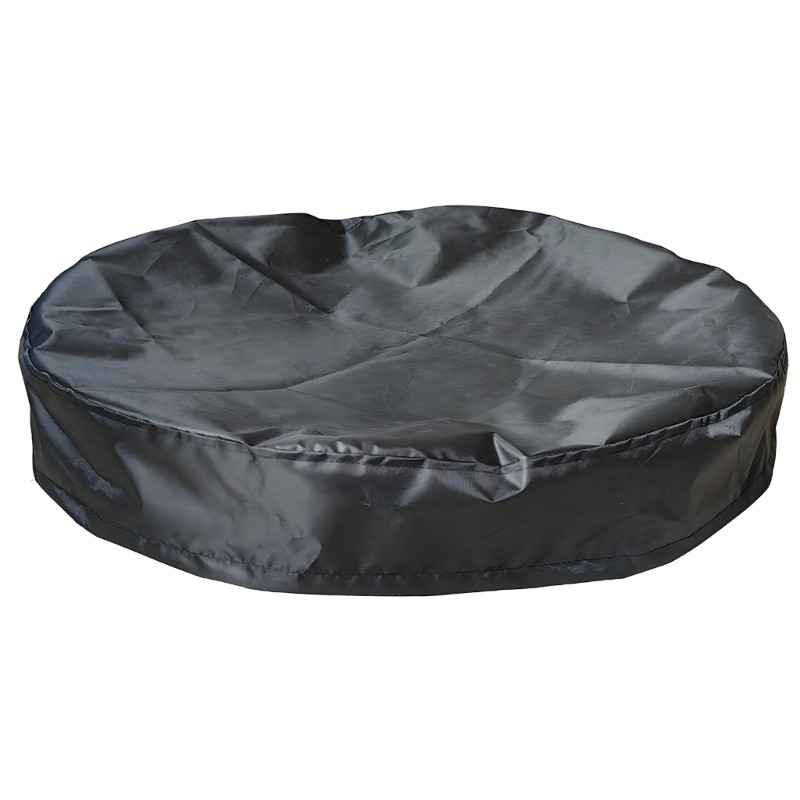 Outdoor Drum Lid Cover for 55 Gallon Openings in Coated Fabric