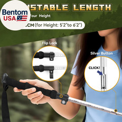 Collapsible Trekking Pole – Lightweight Aluminum Hiking Stick for Men, Women & S