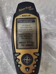 Magellan SporTrak Map Handheld GPS Receiver Tested Working Powers On