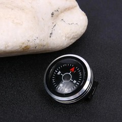 MIni Portable Watch Strap Button Compass for Paracord Bracelet Outdoor Hiking…