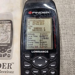 LOWRANCE iFINDER 12 Channel Receiver GPS With Manual Tested works!
