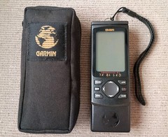 Garmin GPS 12XL 12 Channel Personal Navigator Mapping Hiking Trekking & Case EUC