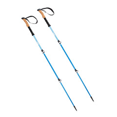 Ozark Trail Lightweight Carbon Fiber Adjustable Quick Lock Trekking Poles with C