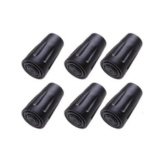 Replacement Rubber Tips for Walking Sticks, Trekking 6pcs Walking Stick Tips