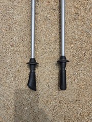 LEKI Spin Walking Pole Ski Poles 100-130 Adjustable Trekking Pole W Hand Straps