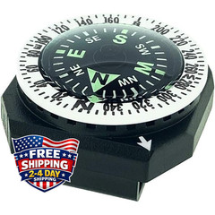 Gocompass Micro Orienteering Wrist Compass Rotating Bezel for Watch Band Paracor