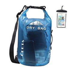 Waterproof Dry Bag for Women & Men – 5L//20L/30L/40L Roll Top 10L – Blue
