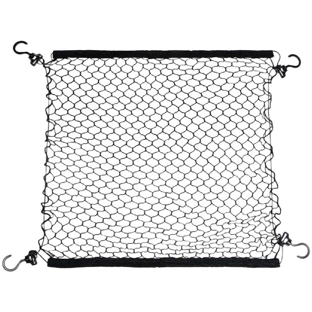 Utility Cart Net 92x74cm Elastic Nylon Mesh with 4 Hooks for Camping Garden