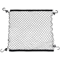 Utility Cart Net 92x74cm Elastic Nylon Mesh with 4 Hooks for Camping Garden