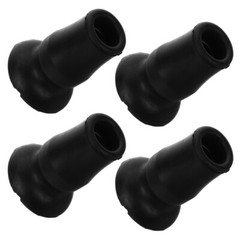 4PCS Trekking Pole Tip Protector Anti-slip Hiking Pole Protector Cane Tip