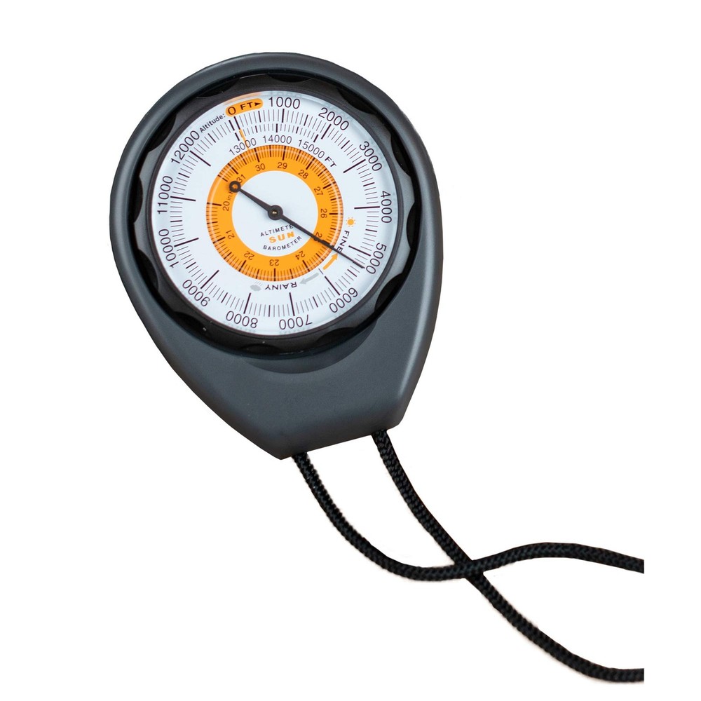 Portable Analog Altimeter 203 Battery Free Durable Hiking Camping Weather Tool
