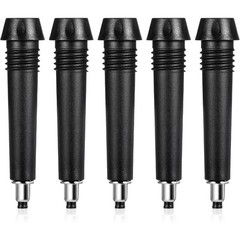 5 Pack Trekking Pole Carbide Tips Universal Hiking Rod End Tip Replacement