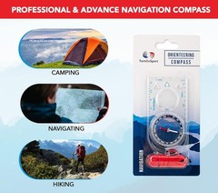 Advance Orienteering Compass – Portable Hiking & Camping Navigation Tool