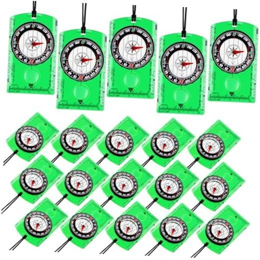 Geiserailie Acrylic Orienteering Hiking Compass Navigation Backpacking 20