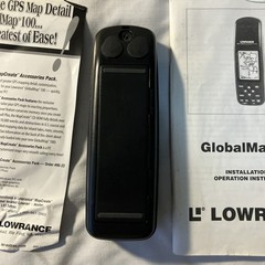 Lowrance GlobalMap 100 Marine Handheld GPS Receiver – Tested, Works.