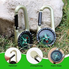 Lot of 3 Compass, Mini Compass Keychain, Outdoor Compass, Compass, Mi…