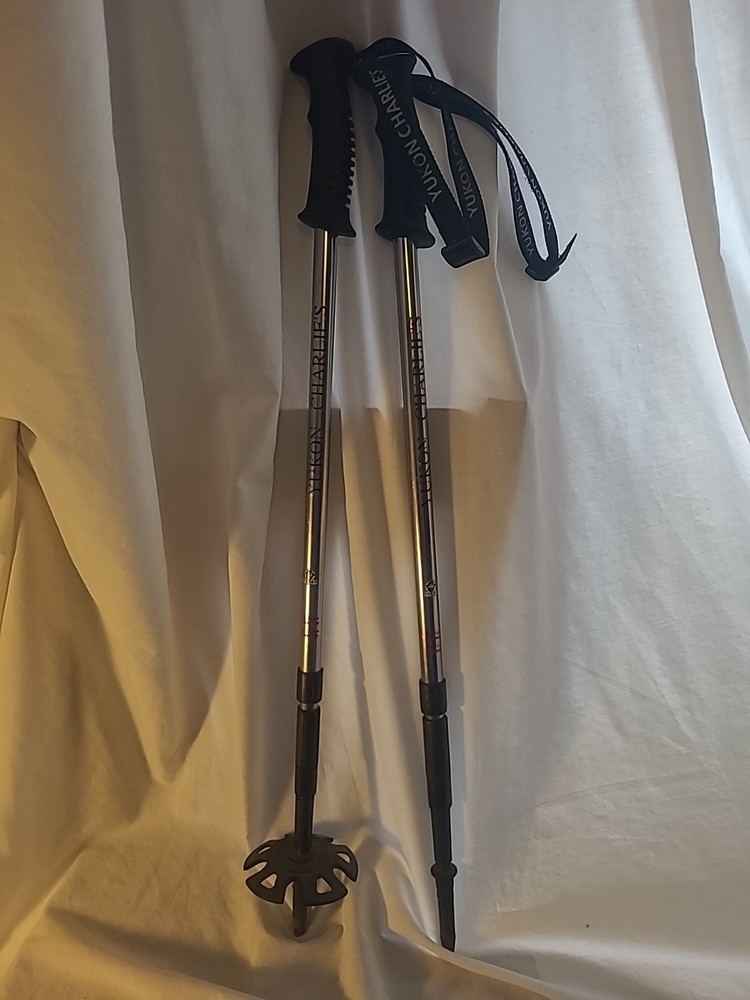 Yukon Charlies Trekking Poles Adjustable Hiking Snowshoeing Stable Winter System