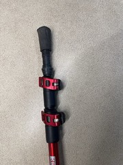 Ascend Blue Ridge Trekking Pole 1-Pack Red/Black Telescoping Wrist Strap