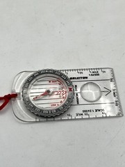 Vintage Brunton Compass Clear Built-In Magnifying Glass for Hiking & Walking