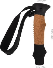Cane Handle Grip Replacement Walking Canes Grip with Wrist Strap Trekking Poles
