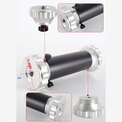 Aluminum Tripod Pier Extension for Telescope 3/8 Male Female Thread 15.7 in