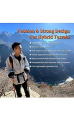 1 Piece Elements Players Ultra Strong 7075 Aluminum Trekking Poles for Hiking