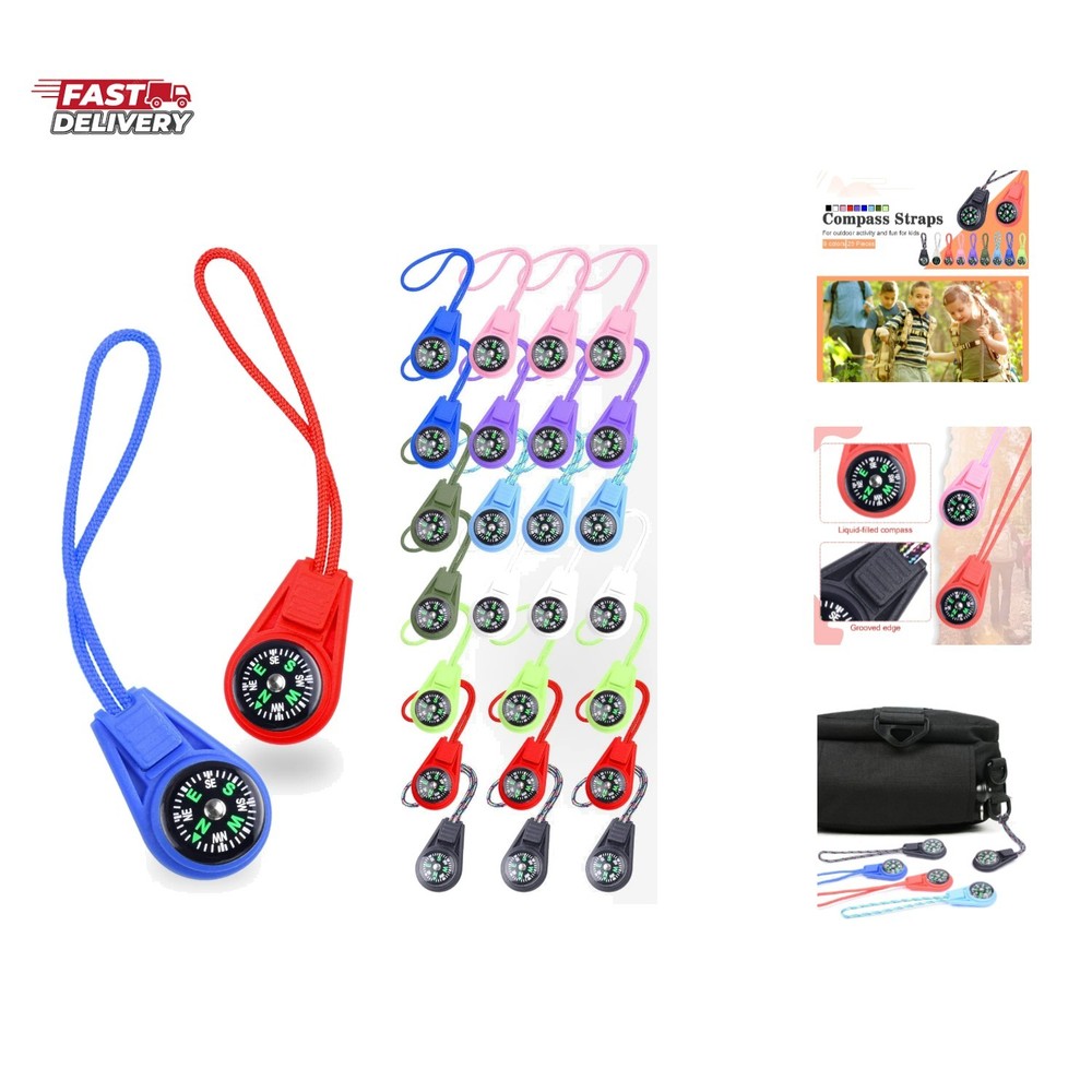 25 Pack Compass for Kids Mini Compasses Bulk Kids Toy Compass for Party Favor…