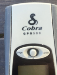 Handheld Cobra GPS 500 Global Positioning System GPS WORKS!