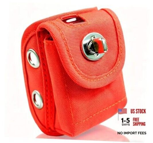 Orange Nylon Transponder Mounting Pouch – Waterproof – Status Window