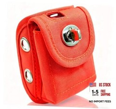 Orange Nylon Transponder Mounting Pouch – Waterproof – Status Window