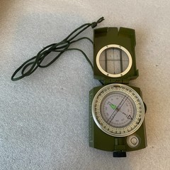 Military Compass High Accuracy Waterproof Compass Carry Bag Lensatic Compass