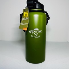 Berkshire Survival Water Bottle Adventure With Paracord Handle With Compass