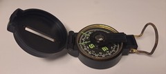 Vintage Engineer Lensatic Compass 2” Liquid Filled Working