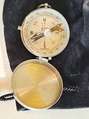 NYMA Vintage PIC military Compass Lock Direction Arrow Made in Germany 9d68